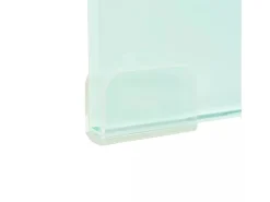 Outlet Mobikasa Suporte de TV/aparador/montagem para monitor de design prático para TV de vidro branco de 70 cm 2502049 Transparente