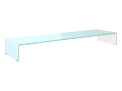 Móvel De Tv| Suporte de TV/monitores em vidro 110x30x13 cm PT417625 Verde