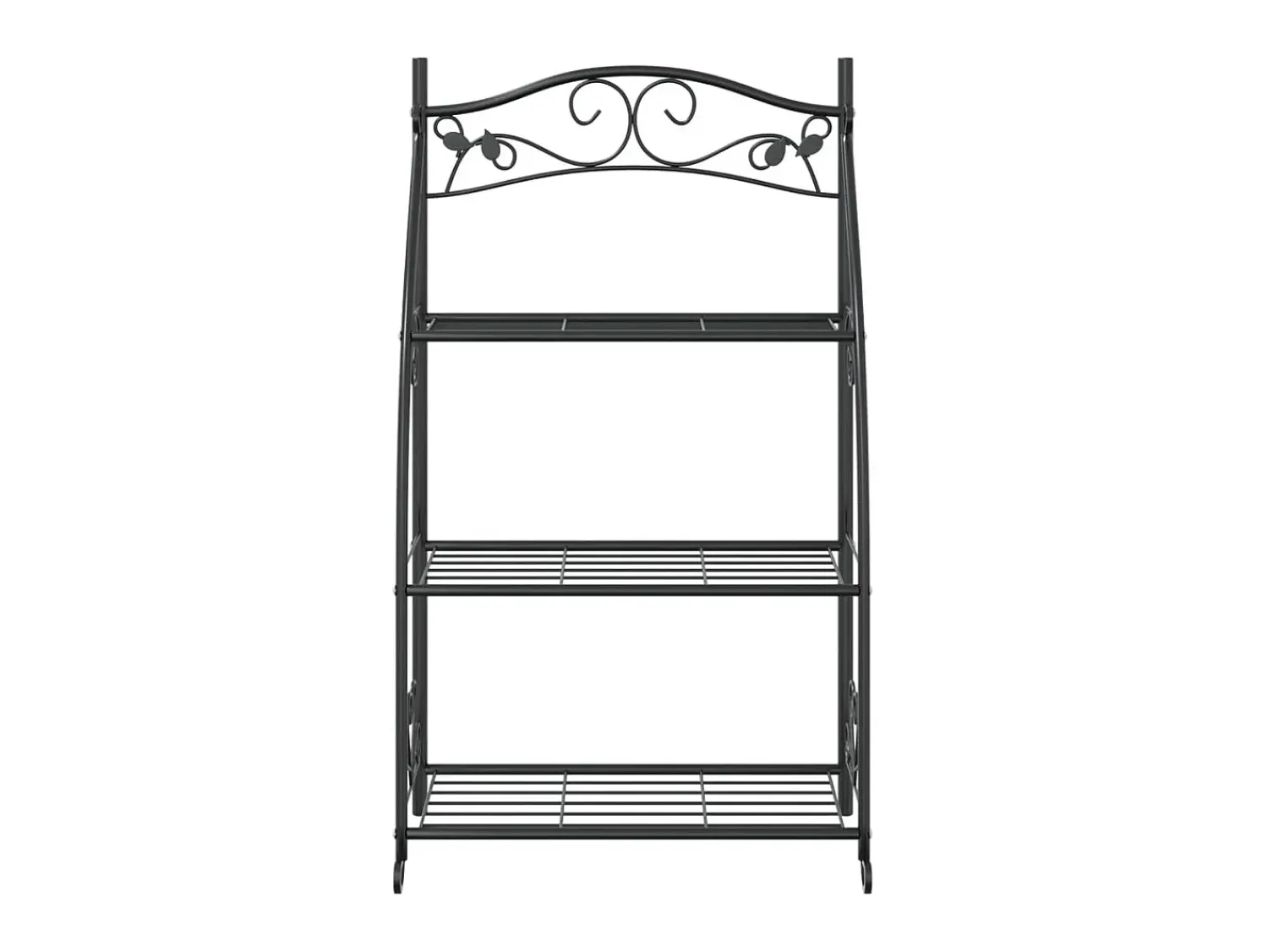 Prateleira| Suporte para flores 56x30x96 cm aço PT765212 Preto