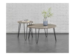 Mesa De Apoio|Dorel Home Suporte para plantas Weston | Expresso com efeito madeira Cinzento