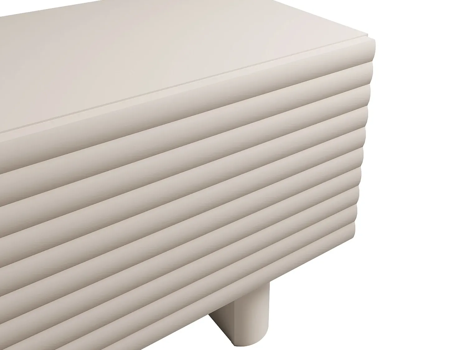 Clearance Vente-unique Suporte para TV com 2 portas, 180 cm, em MDF - - LUDIMA Bege
