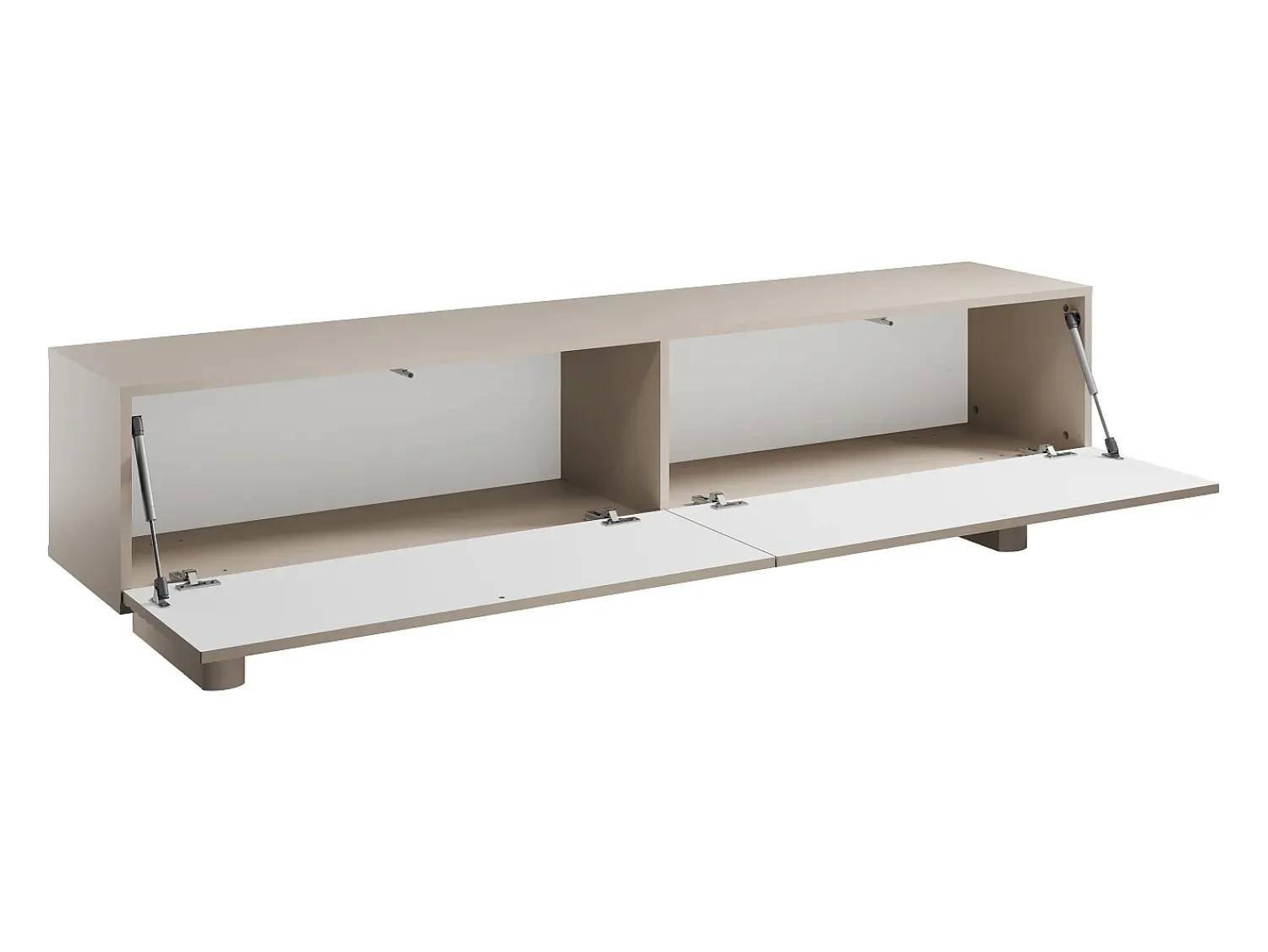Clearance Vente-unique Suporte para TV com 2 portas, 180 cm, em MDF - - LUDIMA Bege