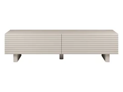 Clearance Vente-unique Suporte para TV com 2 portas, 180 cm, em MDF - - LUDIMA Bege