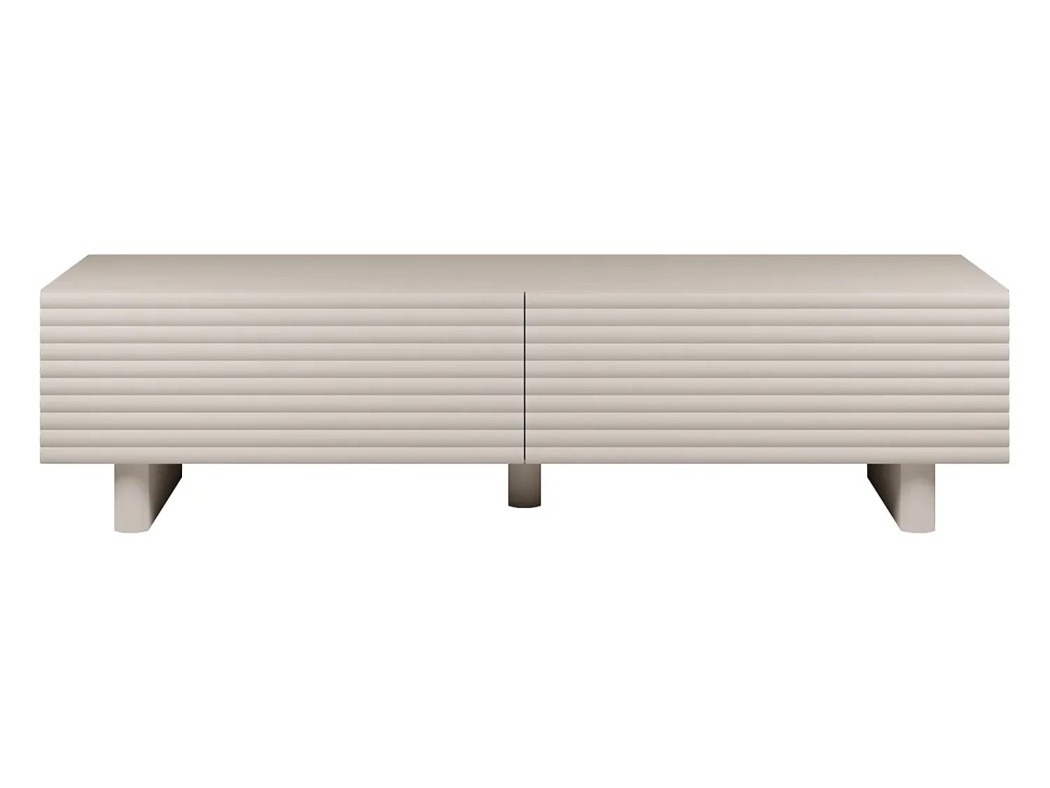 Clearance Vente-unique Suporte para TV com 2 portas, 180 cm, em MDF - - LUDIMA Bege