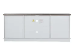Móvel De Tv|Hauss Spole Suporte para TV com 2 portas de correr - Prateleiras ajustáveis ​​150 x 40 x 60 cm - Branco