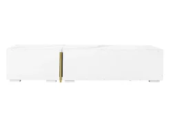 Online Suporte para TV com comprimento ajustável (140-260 cm), modelo baixo com função giratória, acabamento em mármore, . Preto