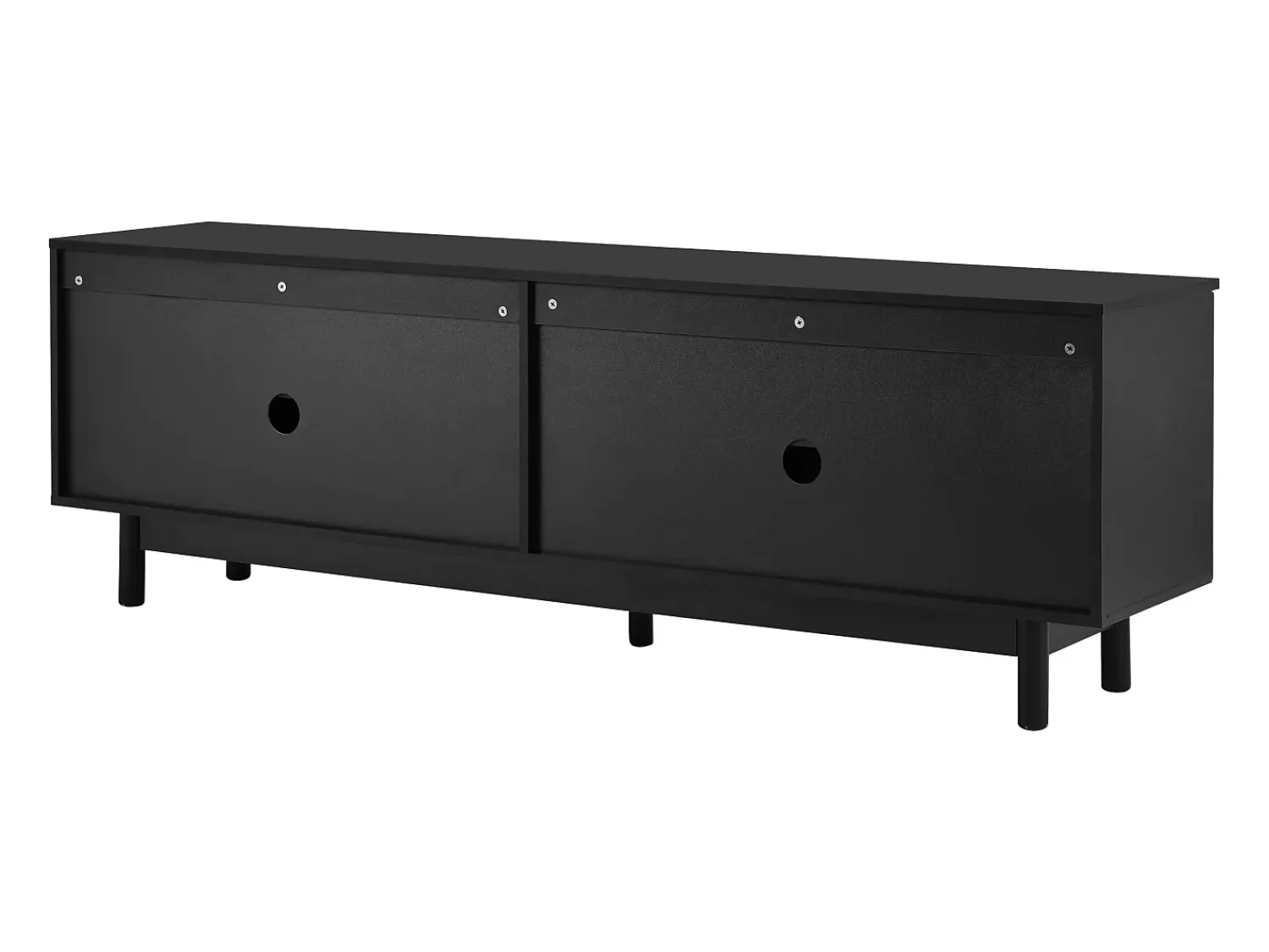 Suporte para TV de 175 cm, móvel para televisão com 4 portas sem puxadores e prateleiras ajustáveis, .^ Móvel De Tv