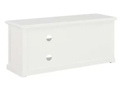 Helloshop26 Suporte/Armário/Buffet de TV de Madeira Branca de 90cm (2502118)^ Móvel De Tv