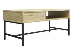 Mesa De Apoio|Dorel Home Tamlin | Mesa de apoio com 1 gaveta em MDF Nature Castanho