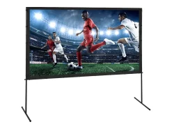 Móvel De Tv| Tela de Projeção SucceBuy Portátil com Base, 254 cm, 16:9 HD de Duas Faces Anti-rugas e Grande Ângulo de Visão, para Projetores de Cinema em Casa Multicor