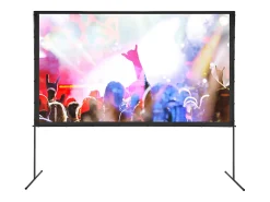 Móvel De Tv| Tela de Projeção SucceBuy Portátil com Base, 305 cm, 16:9 HD de Duas Faces Anti-rugas e Grande Ângulo de Visão, para Projetores de Cinema em Casa Multicor