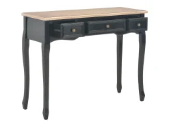 vidaxl Toucador/mesa consola com 3 gavetas^ Consola