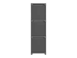 Unid. prateleiras 9 cubos c/ caixas 103x30x107,5cm tecido cinza PT282119^ Prateleira