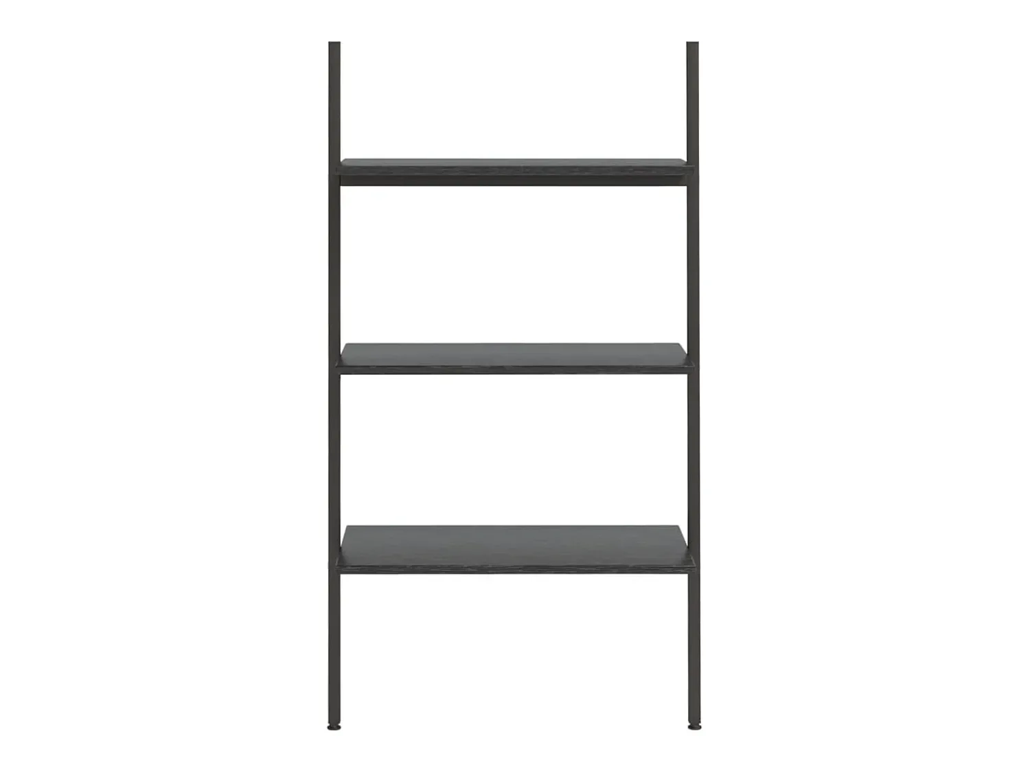 Prateleira| Unidade 3 prateleiras inclinada 64x34x116 cm PT537173 Preto