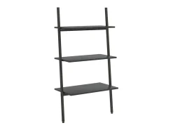 Prateleira| Unidade 3 prateleiras inclinada 64x34x116 cm PT537173 Preto