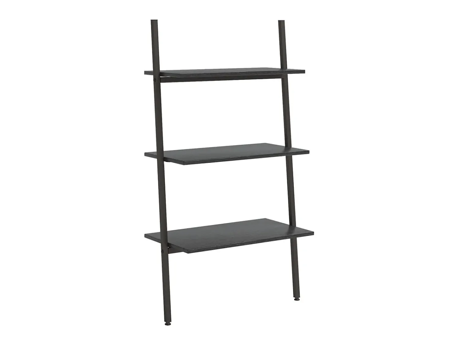 Prateleira| Unidade 3 prateleiras inclinada 64x34x116 cm PT537173 Preto