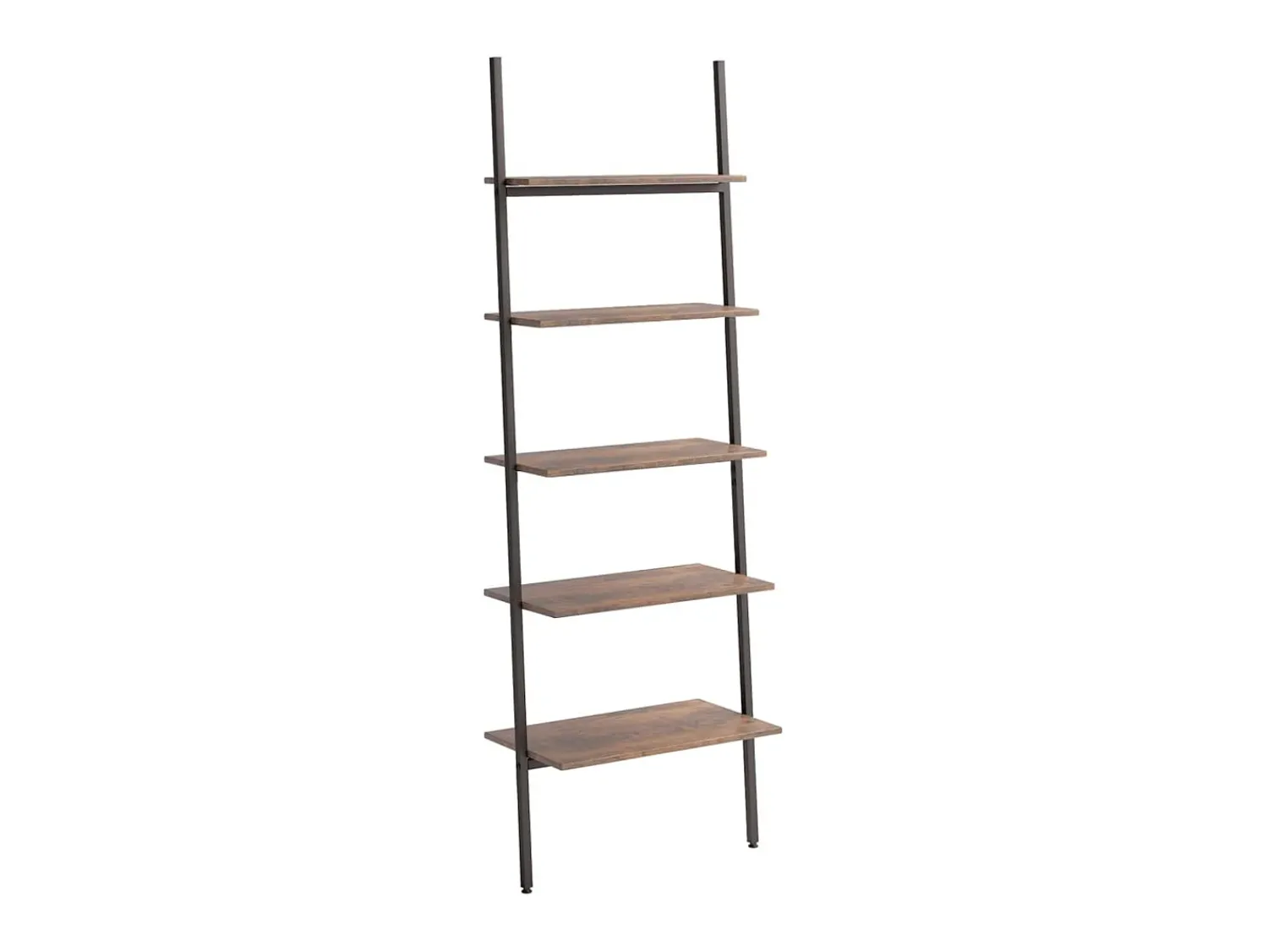Prateleira| Unidade 5 prateleiras 64x34x185,5 cm -escuro e preto PT246267 Castanho