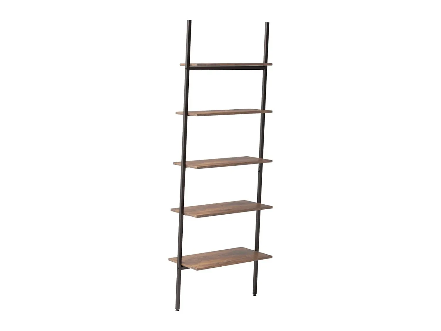 Prateleira| Unidade 5 prateleiras 64x34x185,5 cm -escuro e preto PT246267 Castanho