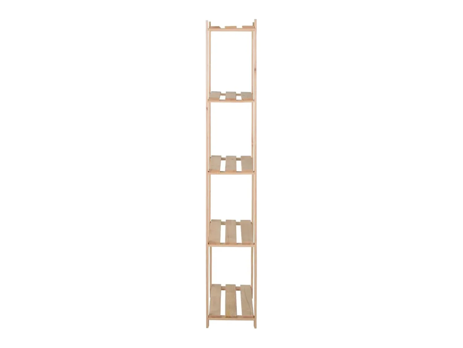 Prateleira| Unidade arrumação 5 prateleiras 80x28,5x170 cm pinho maciço PT654718 Castanho