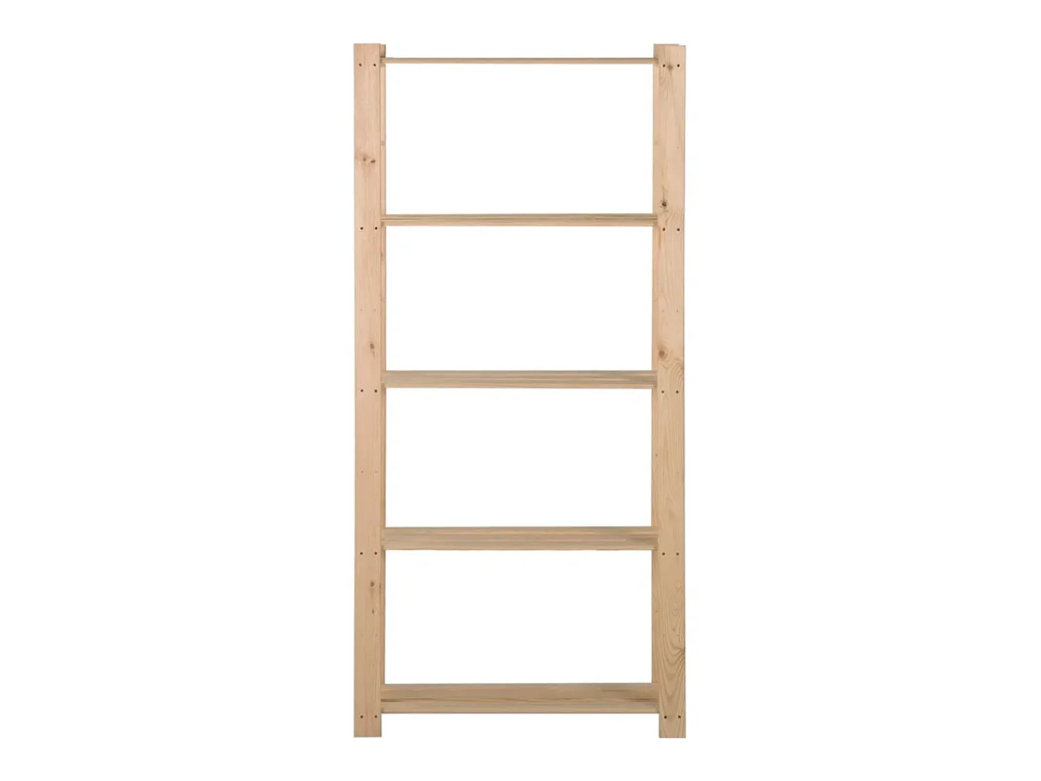 Prateleira| Unidade arrumação 5 prateleiras 80x28,5x170 cm pinho maciço PT654718 Castanho