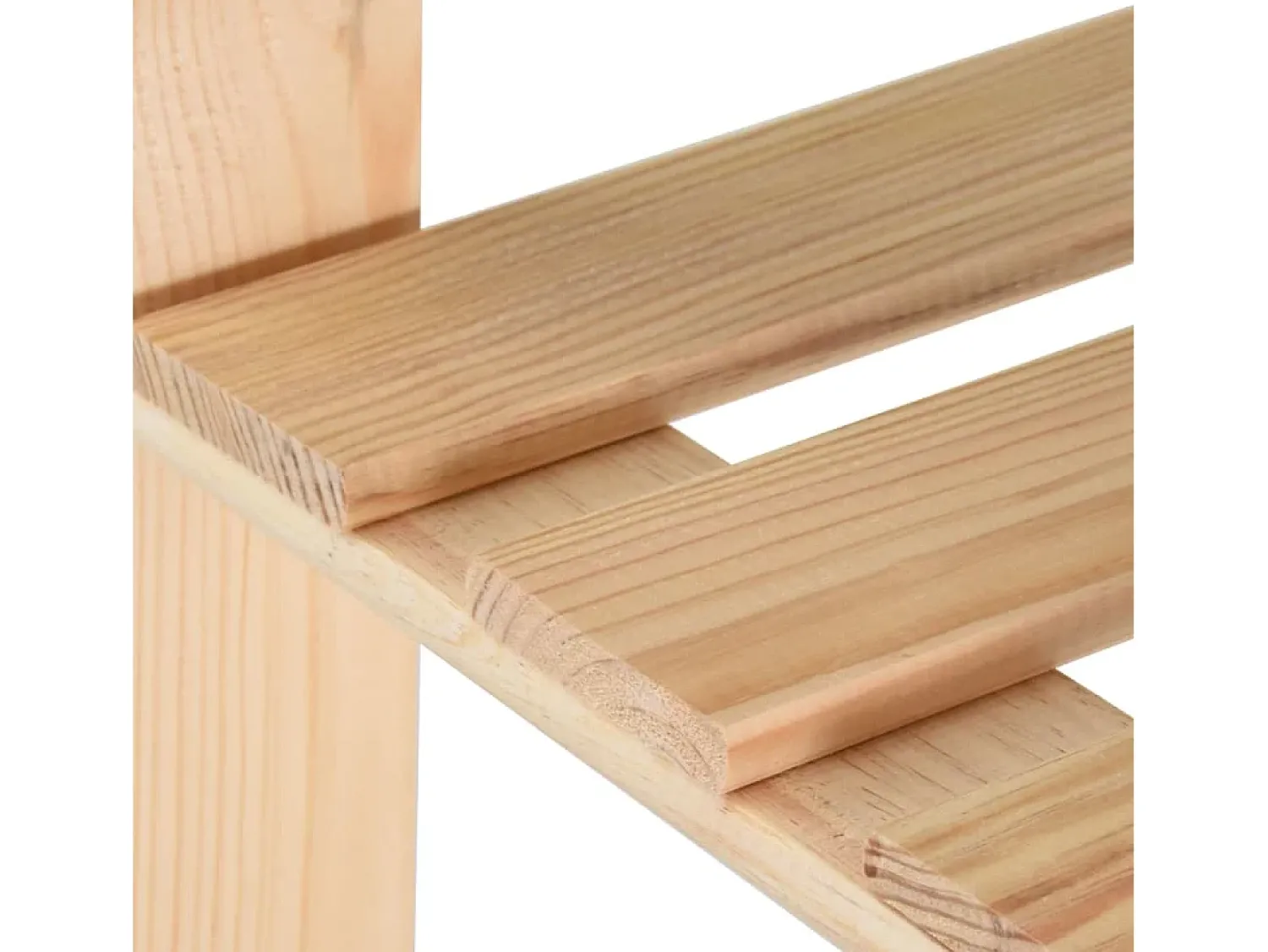 Prateleira| Unidade arrumação 5 prateleiras 80x28,5x170 cm pinho maciço PT654718 Castanho