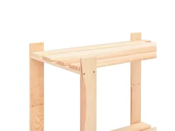 Prateleira* Unidade arrumação c/ 3 prateleiras 60x38x90 cm pinho 150 kg PT564686 Bege