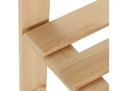 Sale Unidade arrumação canto c/ 5 prateleiras 82,5x82,5x170 cm pinho PT631529 Castanho