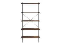 Prateleira| Unidade com 5 prateleiras 80x40x163 cm /natural PT775832 Preto