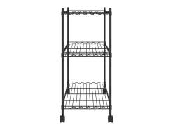 Unidade de 3 prateleiras com rodas 60x35x81 cm 150 Kg PT750274^ Prateleira