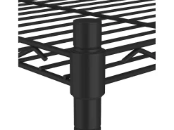 Prateleira| Unidade de 5 prateleiras com rodas 75x35x155 cm 250 Kg PT161805 Preto