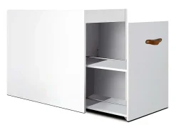 Móvel De Arrumação|Sapateira| Unidade de armazenamento de sapatos Aurora 74x100/115x42 cm Branco