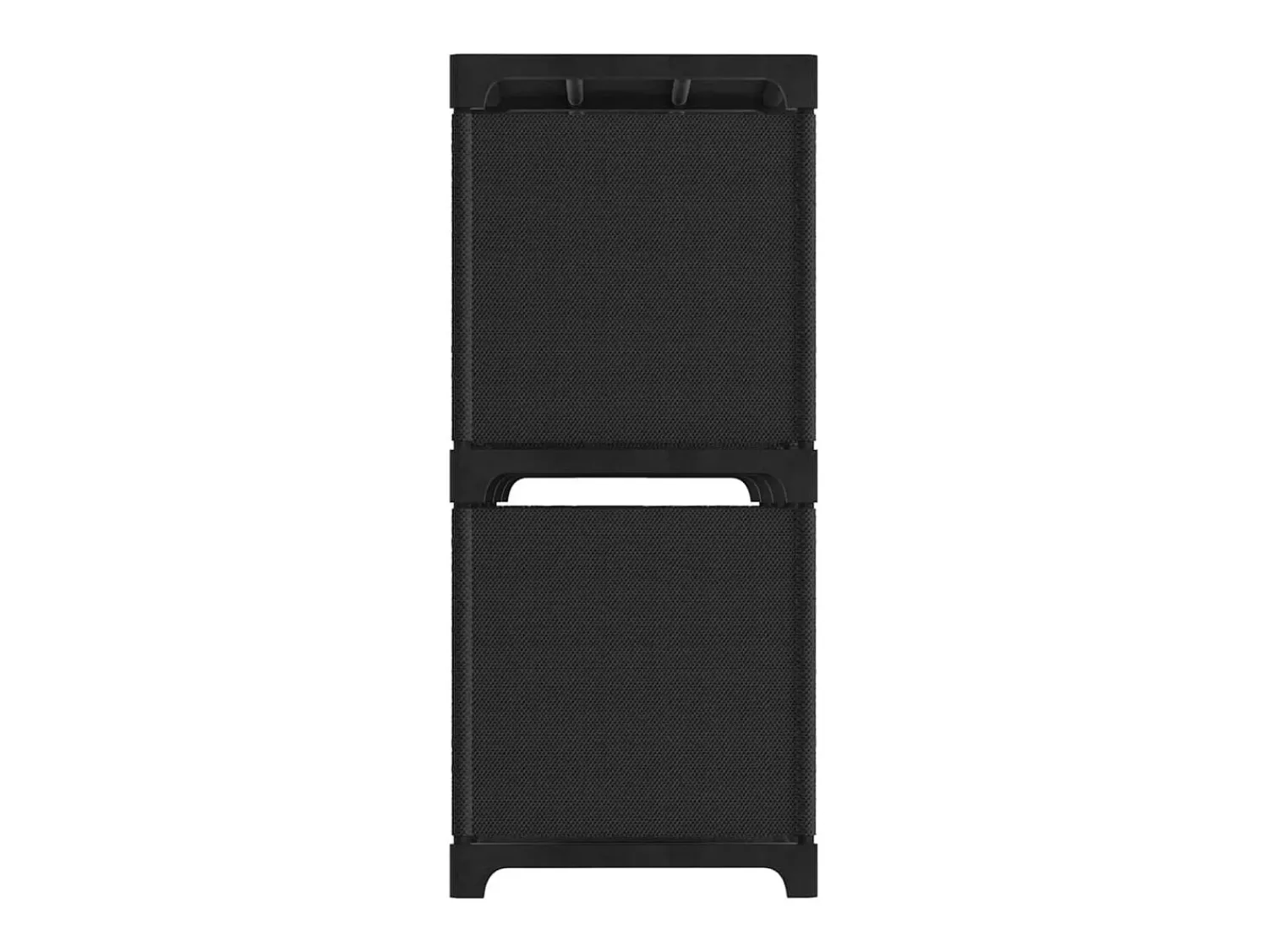 Discount Unidade de prateleiras 6 cubos 103x30x72,5 cm tecido PT879843 Preto