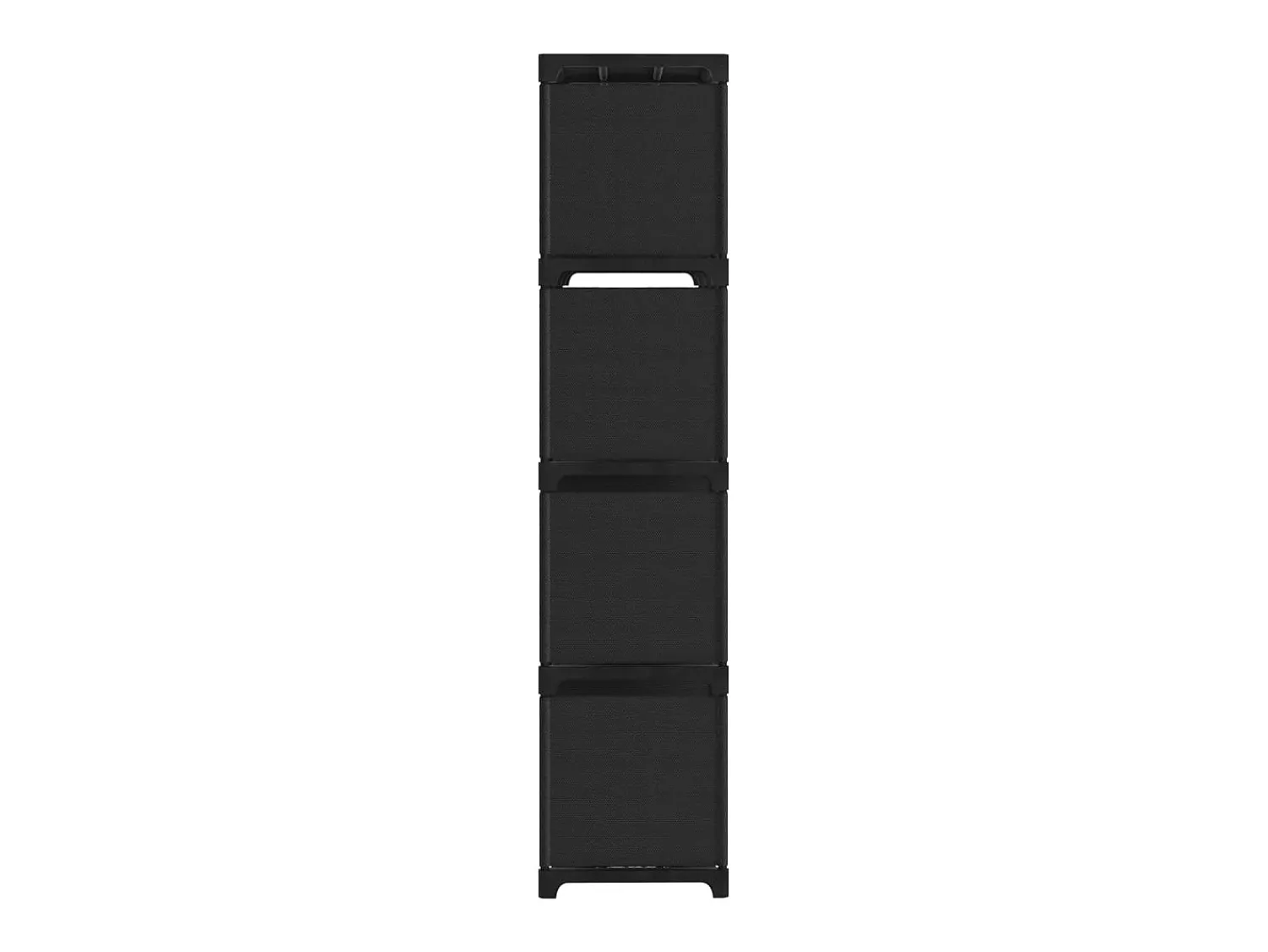 Prateleira* Unidade de prateleiras 12 cubos 103x30x141 cm tecido PT395269 Preto