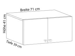 VCM Armário de madeira | Armário com 6 compartimentos e portas giratórias | expansível | Dimensões aprox. 70 x A. 218 x P. 40 cm - Vandol (Beech)^ Móvel De Entrada