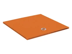 VCM Conjunto de 10 Caixa Dobrável | Caixa Dobrável Caixa de Tecido | Caixa Dobrável | Dimensões aprox. A. 28 x L. 27 x P. 27 cm | Regalbox - Boxas (Laranja)^ Acessórios De Arrumação