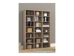 New VCM Wood CD DVD Prateleira Estante Media Shelf Room Divider Decoração Prateleira Megosa M (Sonoma Oak) Multicor