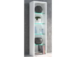 Móvel De Arrumação*VCM Wood CD DVD Shelf | Estante | Armazenamento | Dimensões A. 77 x L. 21 x P. 14 cm | Stand Shelf - Rasato L (Branco) Multicor