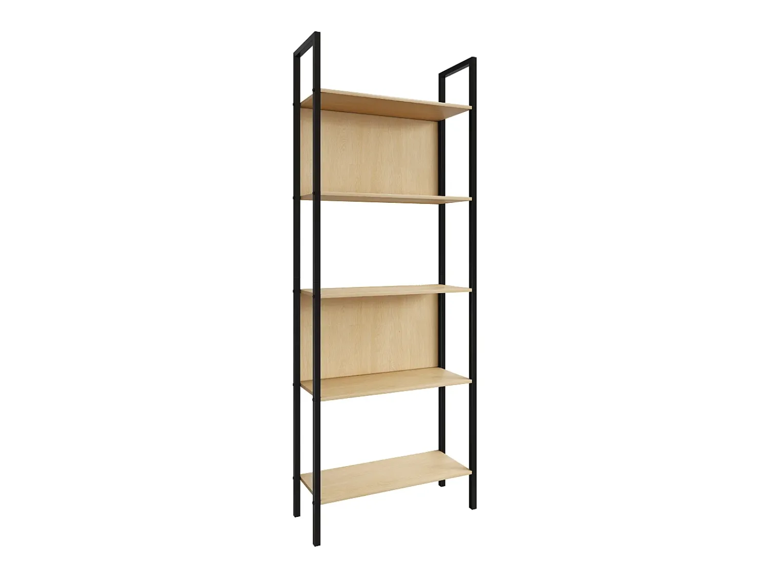 Prateleira*VCM Wood Metal Storage Stand Shelf Bookshelf Decoração Livros Stand Shelf Flakos 5 (Honey Oak) Multicor
