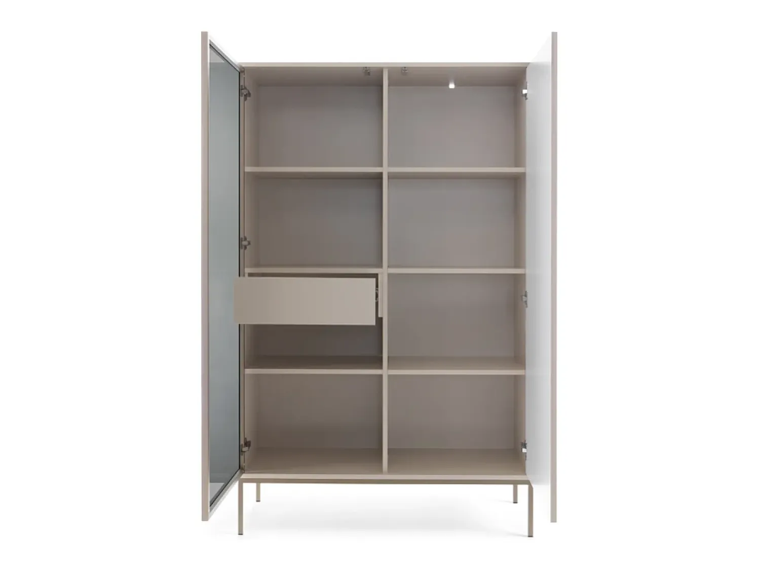 Vitrine AMBIHOME ANNA 01 - Caxemira, C104xA166xP39cm^ Vitrina