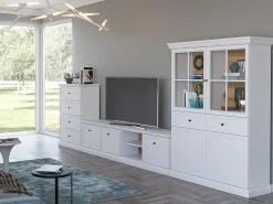 Vitrina| Vitrine AMBIHOME ARON 02 - , C63,5xA200xP40,5cm Branco
