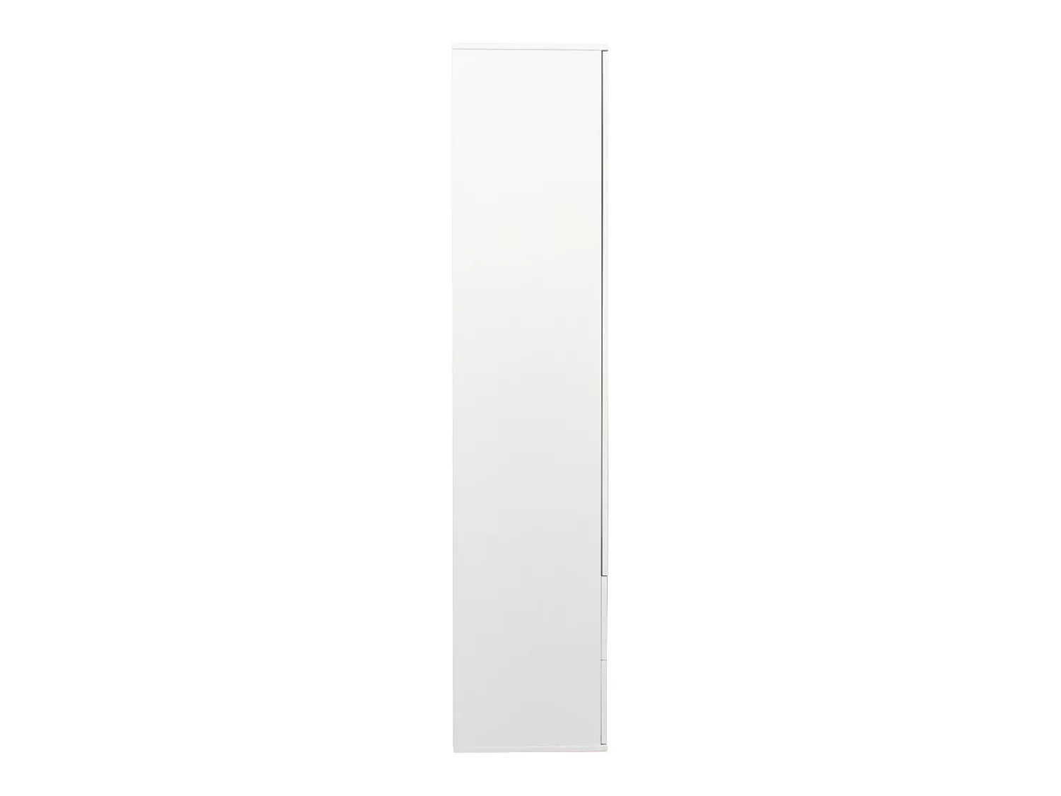 Outlet Hauss Spole Vitrine com luzes LED de 16 cores, 2 gavetas e 2 portas, branca. Branco