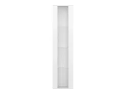 Hauss Spole Vitrine com porta em acrílico e iluminação LED - prateleiras em vidro - 40 x 29 x 170 cm^ Vitrina