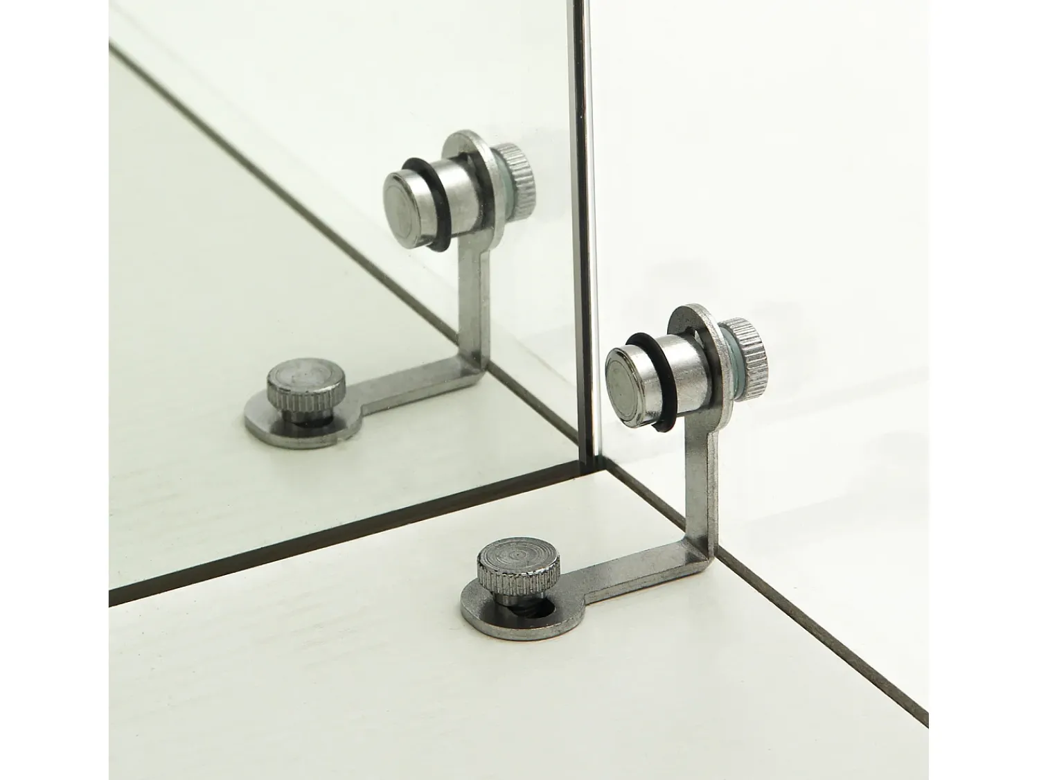 Vitrine de vidro de 163,9 x 36,49 x 80,49 cm, com prateleiras e iluminação LED, armário de curiosidades com porta dupla^ Vitrina