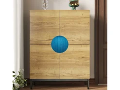 Vitrine e sapateira 2 em 1 – Design moderno com prateleiras ajustáveis e amplo espaço de armazenamento.^ Móvel De Arrumação|Sapateira