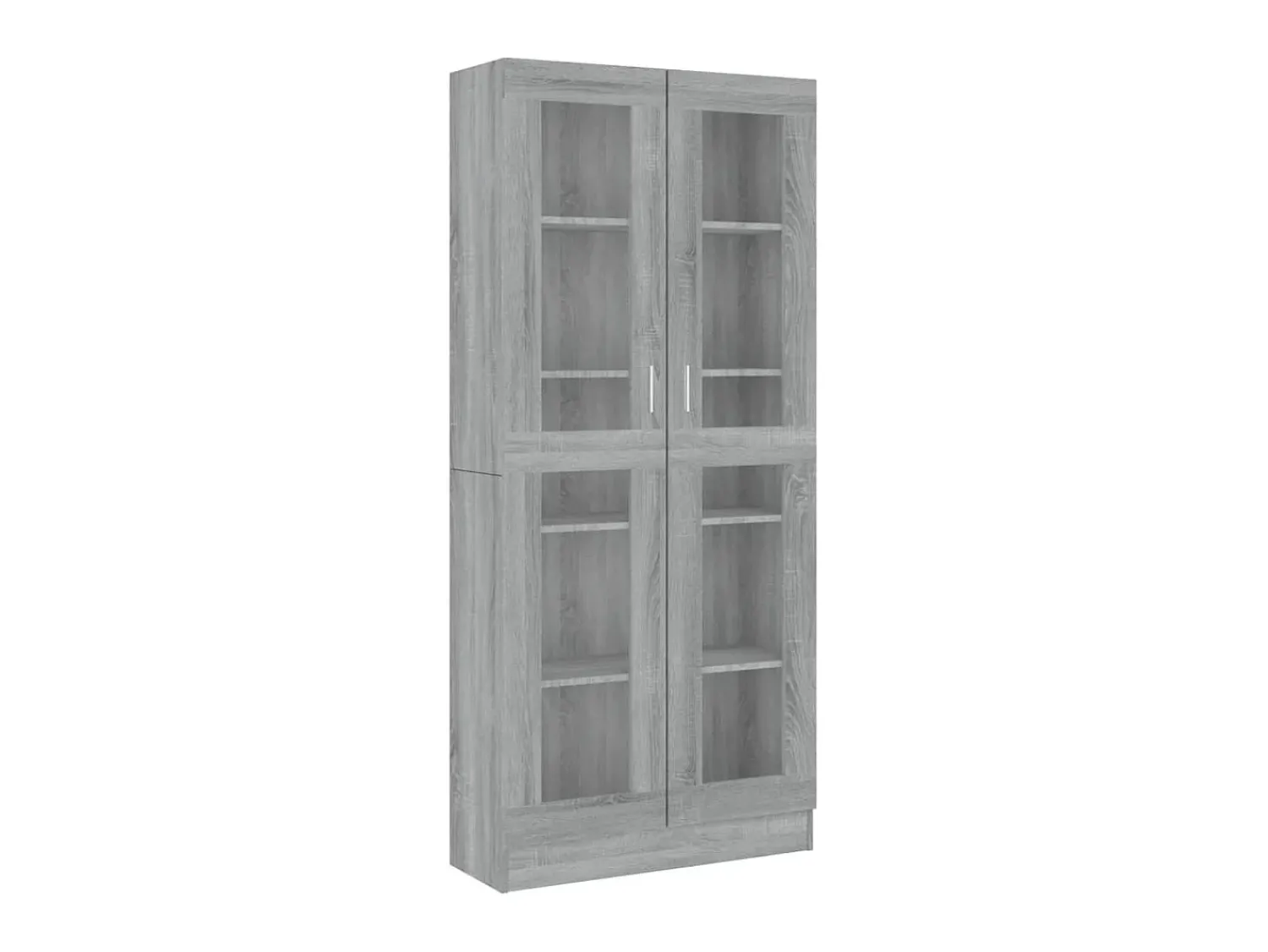 Vitrine 82,5x30,5x185,5 cm derivados madeira sonoma PT760746^ Vitrina