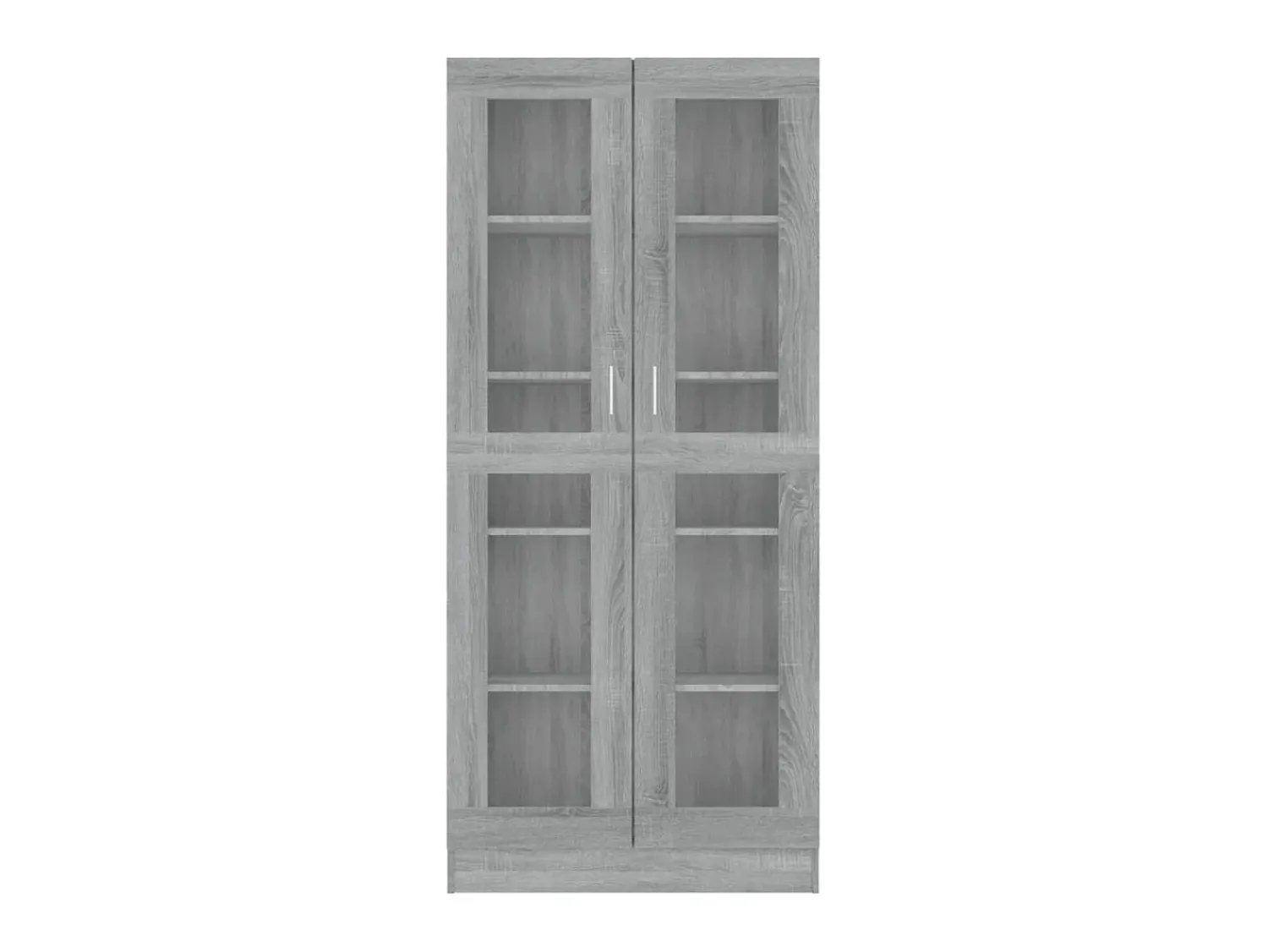 Vitrine 82,5x30,5x185,5 cm derivados madeira sonoma PT760746^ Vitrina