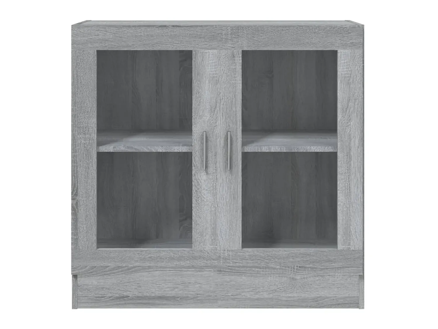 Hot Vitrine 82,5x30,5x80 cm derivados madeira sonoma PT458055 Cinzento