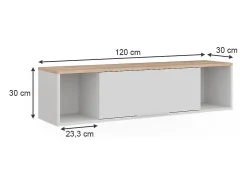 Vicco Wandregal /sonoma 120x30x30 betti^ Prateleira